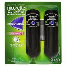 Nicorette Quickmist Mouth Spray Cool Berry Duo Pack Nicorette Quickmist Mouth Spray Cool Berry Duo Pack