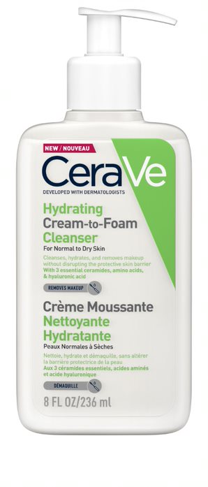 CeraVe Hydrating Cream To Foam Cleanser