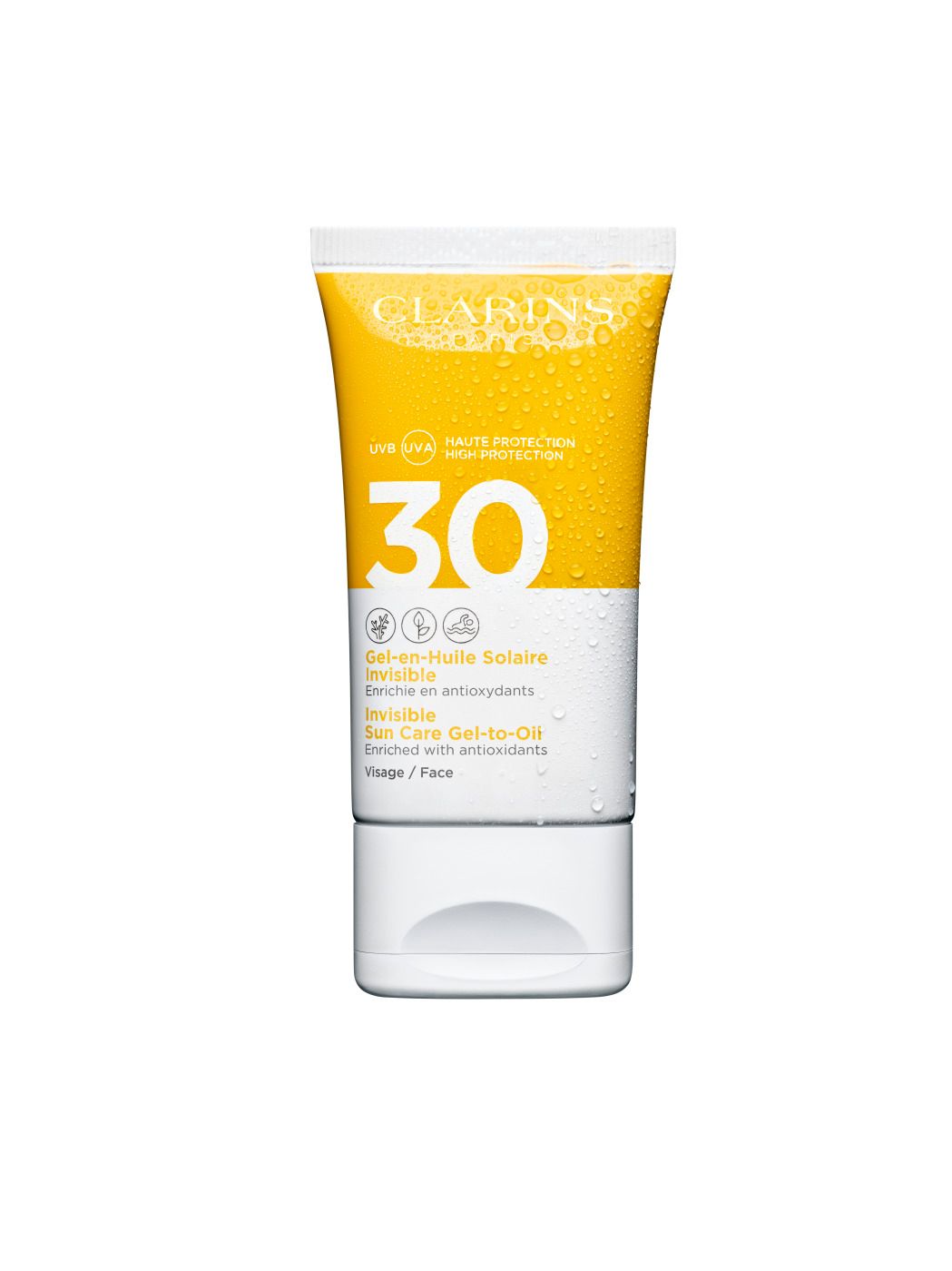 Clarins Invisible Sun Care Gel to Oil for Face SPF30