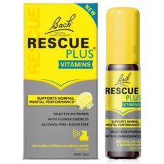 Bach Rescue Plus Vitamins Lemon & Elderflower Spray Bach Rescue Plus Vitamins Lemon & Elderflower Spray