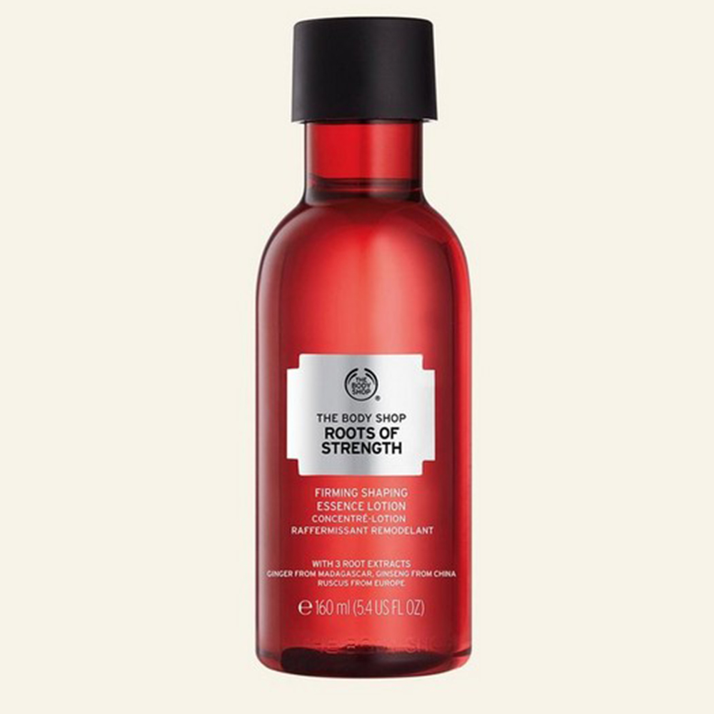 The Body Shop Roots Of Strength Firming Shaping Essence Lotion