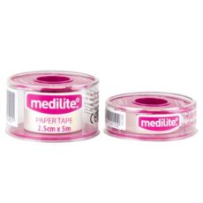 Medicare Medilite Paper Tape 1.25CM X 5M Medicare Medilite Paper Tape 1.25CM X 5M