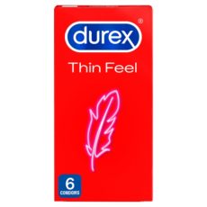 Durex Thin Feel Condoms 6 Pack Durex Thin Feel Condoms 6 Pack