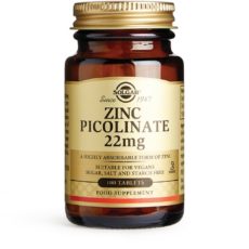 SOLGAR Zinc Picolinate 22MG SOLGAR Zinc Picolinate 22MG