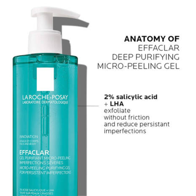 La Roche Posay Effaclar Micro- Peeling Purifying Gel Face & Body La Roche Posay Effaclar Micro- Peeling Purifying Gel Face & Body