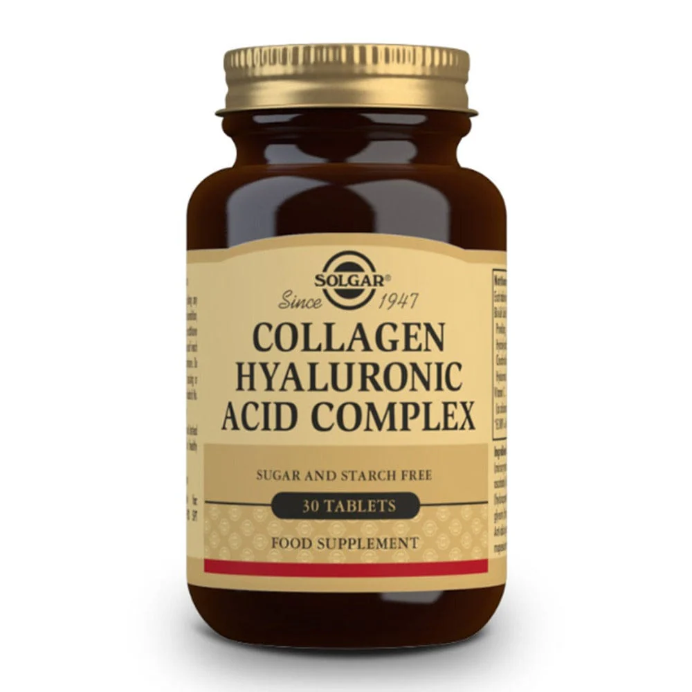 Solgar Collagen Hyaluronic Acid Complex 30 Tablets Solgar Collagen Hyaluronic Acid Complex 30 Tablets