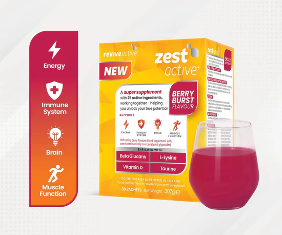 Revive Active Zest Berry Burst Flavour 30 Sachets Revive Active Zest Berry Burst Flavour 30 Sachets