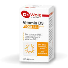 Dr Wolz Vitamin D3 4000ie Plus 60 Capsules