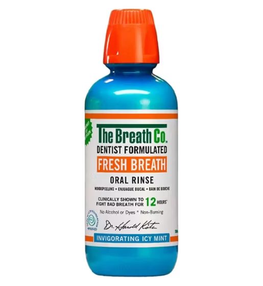 The Fresh Breath Co Mouthwash Icy Mint 500ml The Fresh Breath Co Mouthwash Icy Mint 500ml