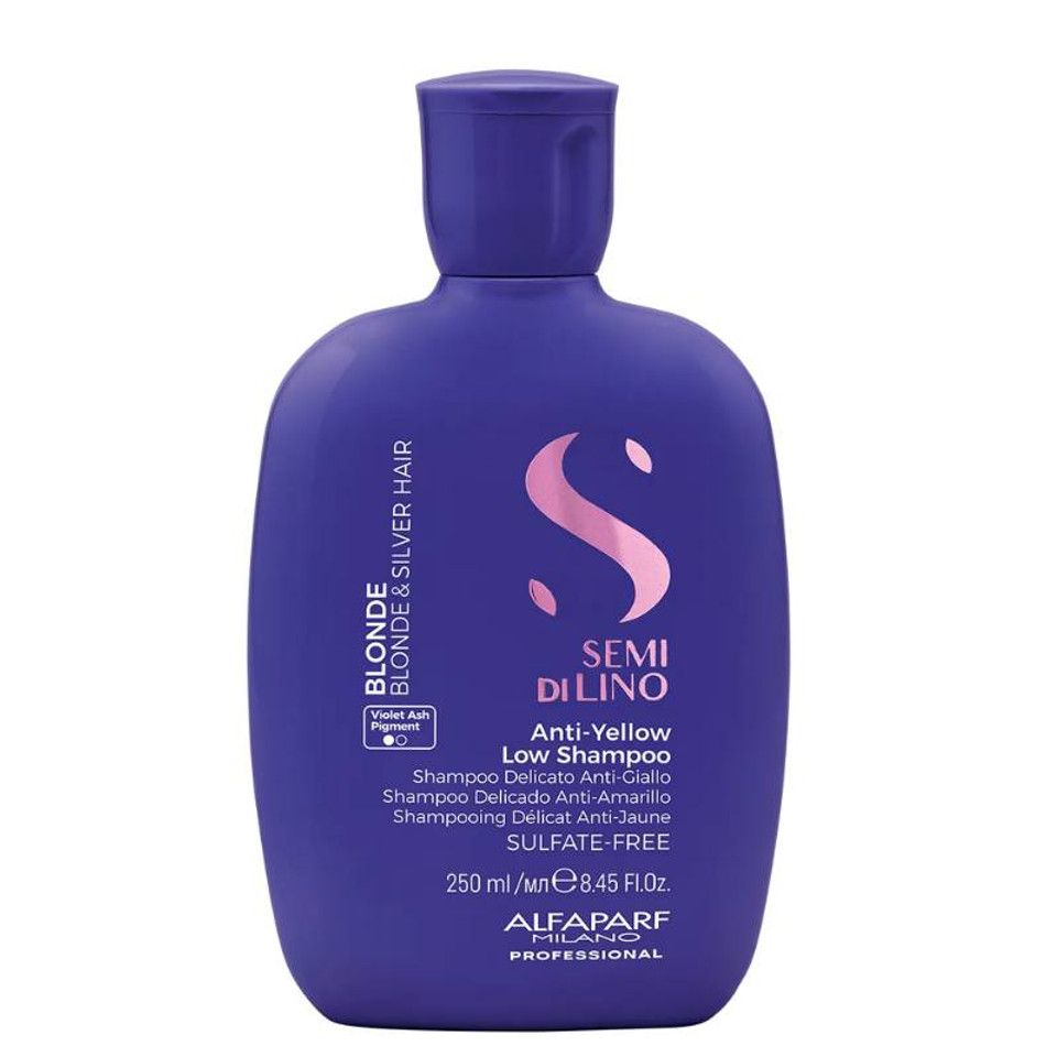 Alfaparf Semi Di Lino Anti-Yellow Low Blonde Shampoo 250ml Alfaparf Semi Di Lino Anti-Yellow Low Blonde Shampoo 250ml